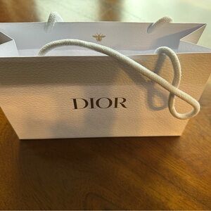 Dior Classic White Shopping Bag